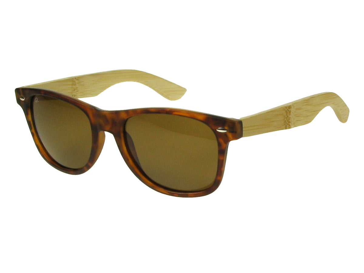 Sunglasses Polarised Ash Tortoiseshell Bamboo