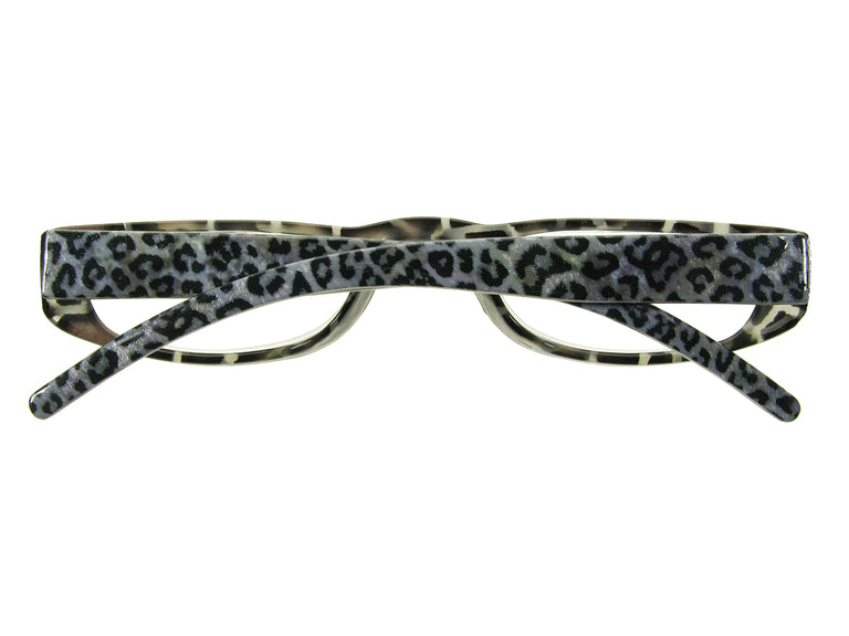 Reading Glasses 'Lexi' Grey Leopard