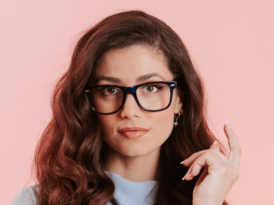 Reading Glasses 'Billi Big' Blue