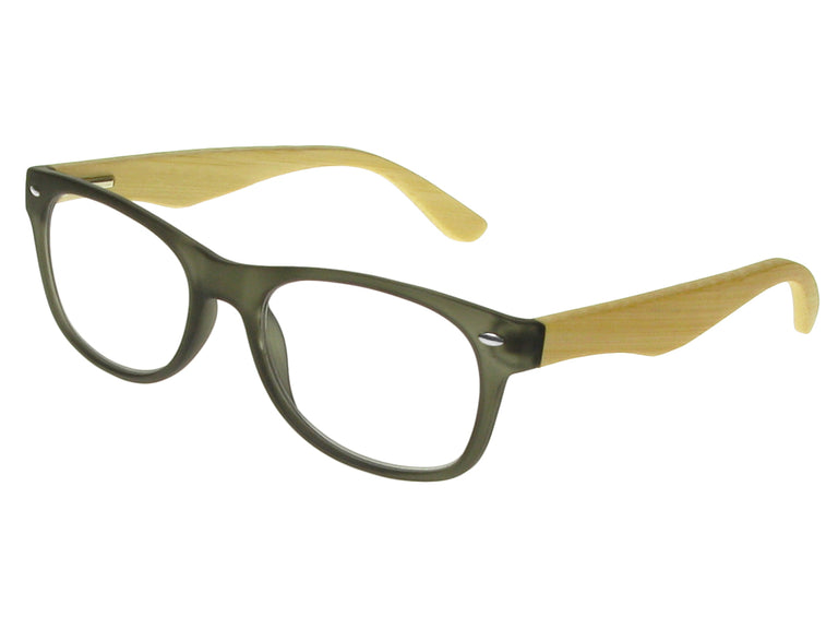 Natural Bamboo Readers 'Oakland' Grey