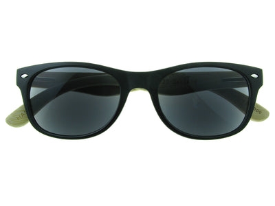 Natural Bamboo Sun Readers 'Oakland' Matt Black