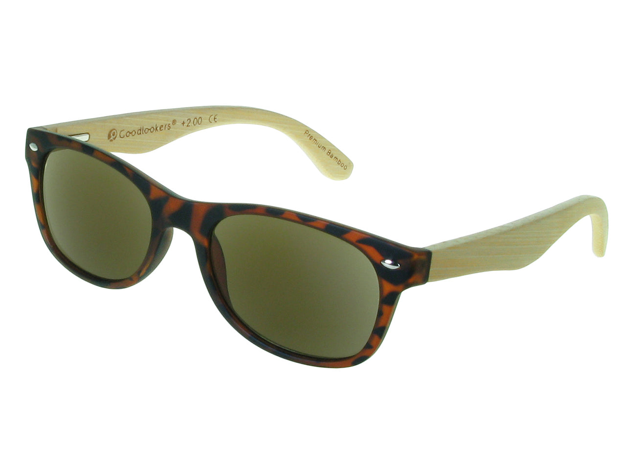 Natural Bamboo Sun Readers 'Oakland' Tortoiseshell