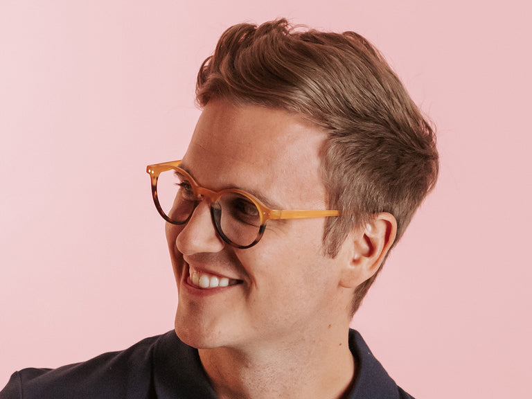 Reading Glasses 'Sydney' Orange/Tortoiseshell