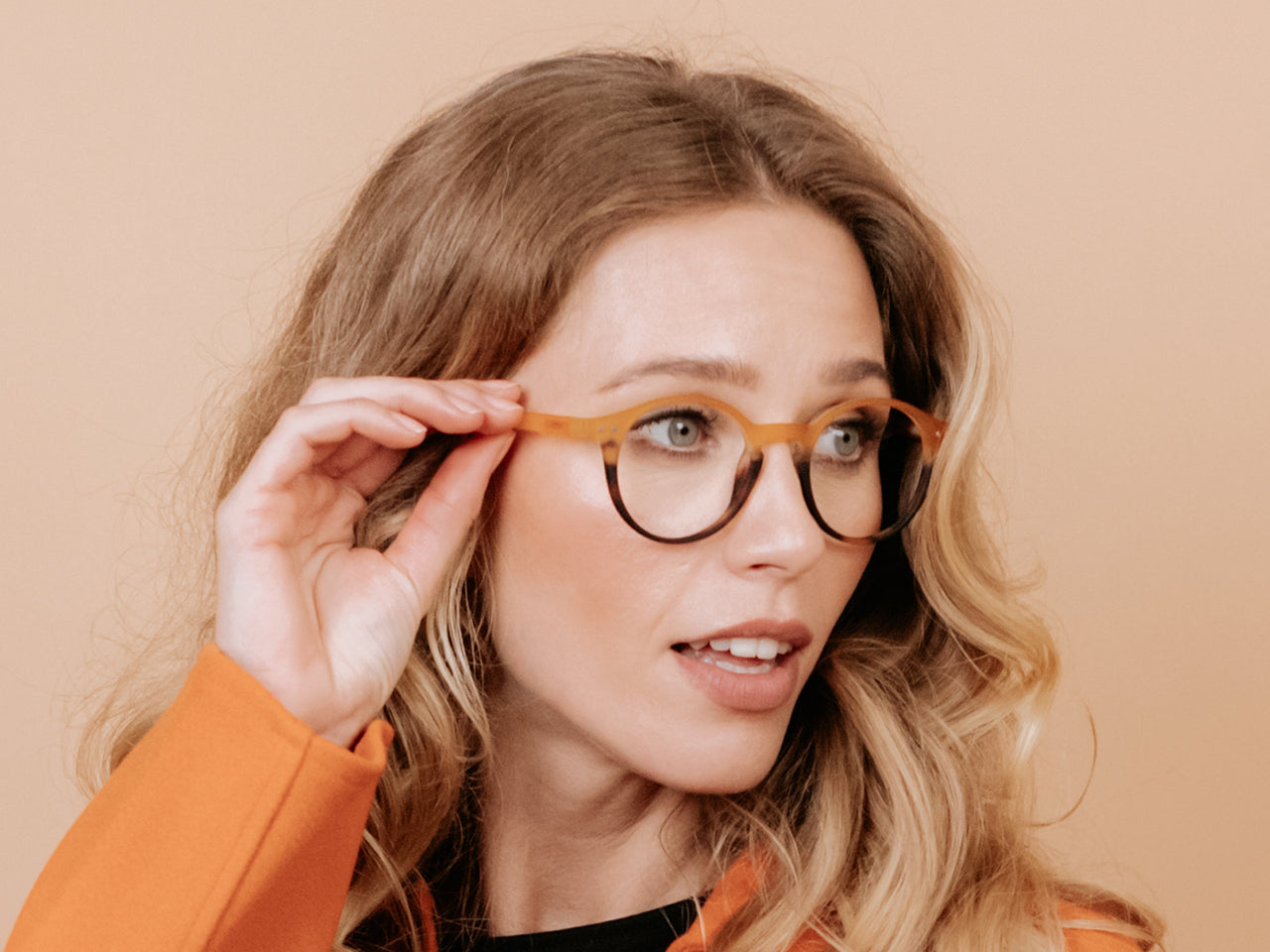 Reading Glasses 'Sydney' Orange/Tortoiseshell