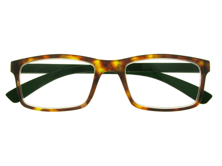 Reading Glasses 'Parker' Tortoiseshell/Dark Green