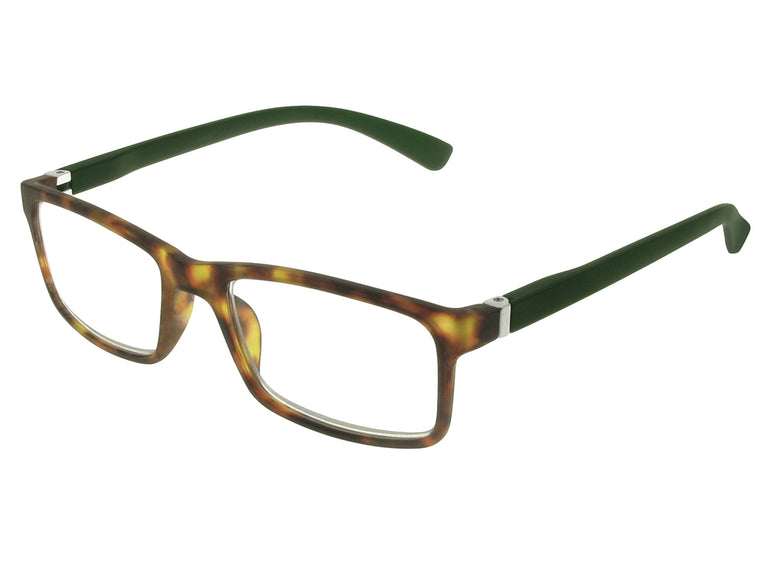 Reading Glasses 'Parker' Tortoiseshell/Dark Green