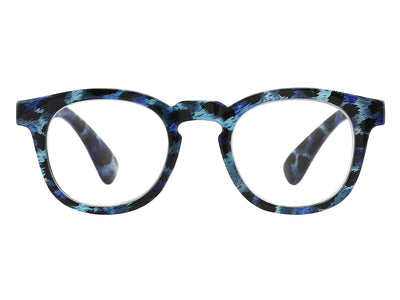 Reading Glasses 'Kitty' Blue Leopard