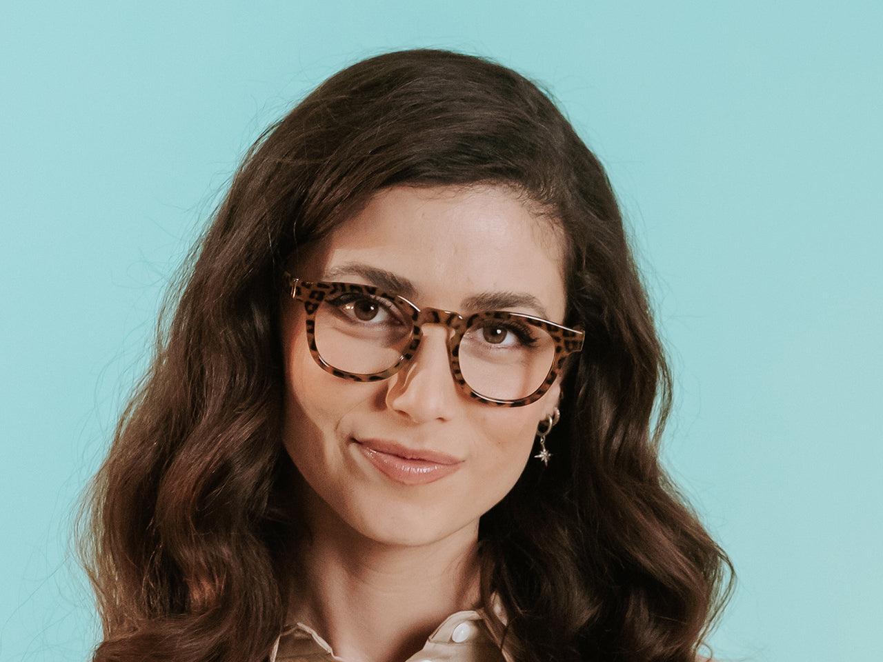 Reading Glasses 'Kitty' Brown Leopard