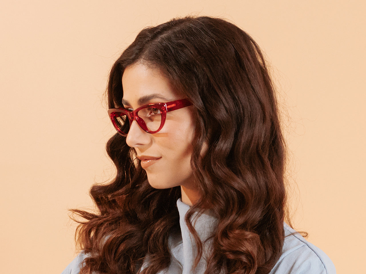 Reading Glasses 'Cleo' Red