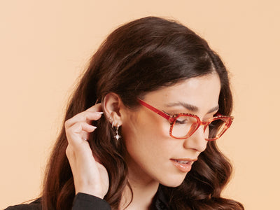 Reading Glasses 'Samba' Red