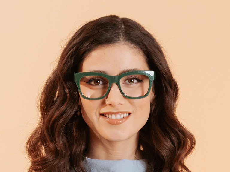 Reading Glasses 'Showtime' Green