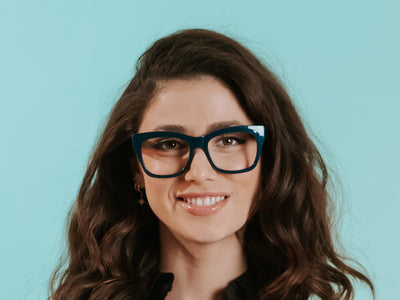 Reading Glasses 'Showtime' Navy Blue