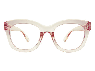 Reading Glasses 'Encore' Transparent Pink