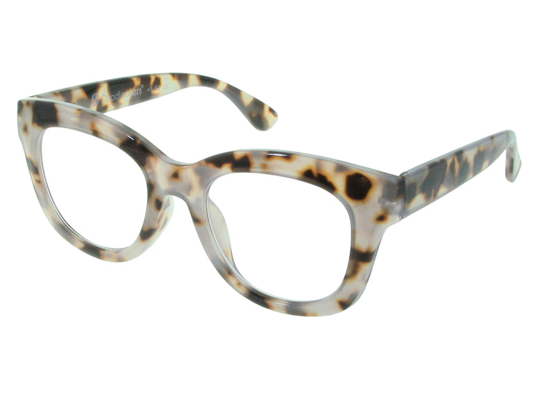 Blue Light Reading Glasses 'Encore' White Tortoiseshell