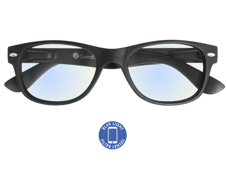 Blue Light Reading Glasses 'Billi' Matt Black