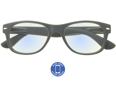 Blue Light Non-Prescription Glasses 'Billi' Matt Grey