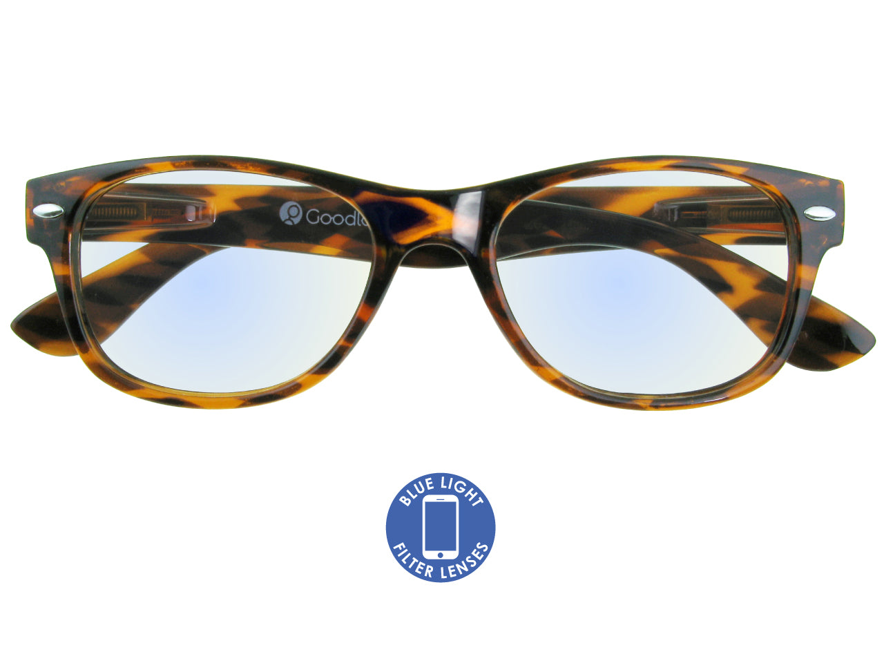 Blue Light Non-Prescription Glasses 'Billi' Tortoiseshell