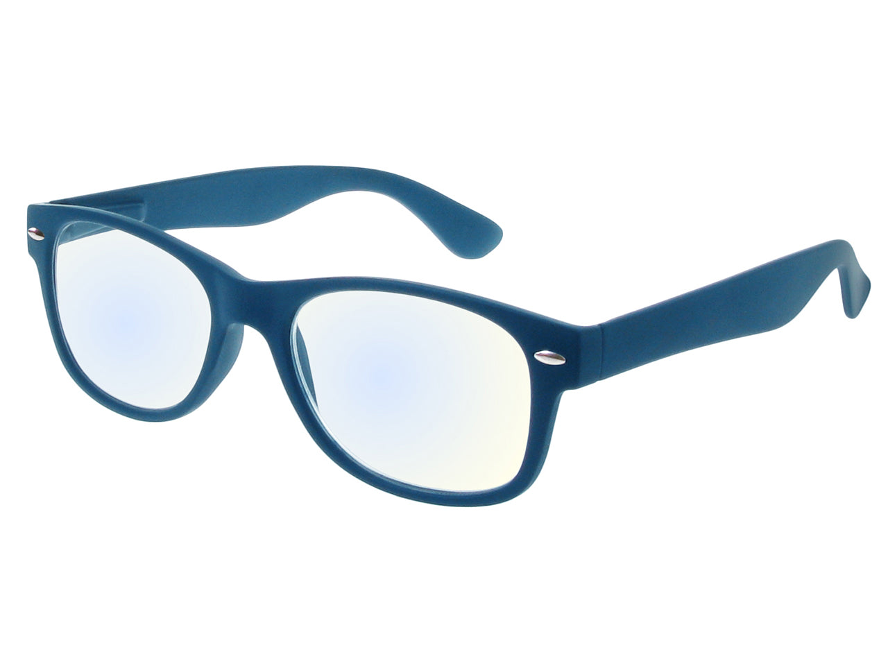 Blue Light Reading Glasses 'Billi' Matt Blue