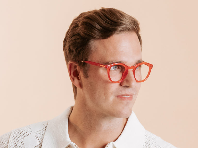 Reading Glasses 'Embankment' Red