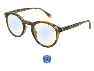 Blue Light Non-Prescription Glasses 'Embankment' Tortoiseshell