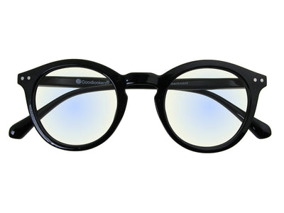 Blue Light Non-Prescription Glasses 'Embankment' Black