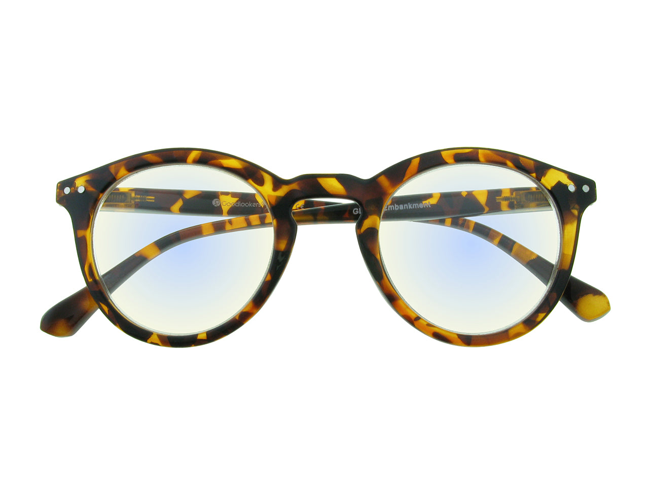 Blue Light Non-Prescription Glasses 'Embankment' Tortoiseshell