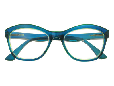 Reading Glasses 'Margot' Blue/Lime