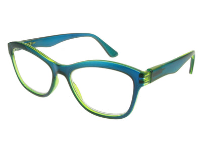 Reading Glasses 'Margot' Blue/Lime