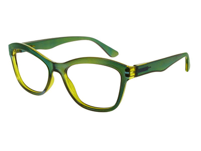 Reading Glasses 'Margot' Green/Yellow