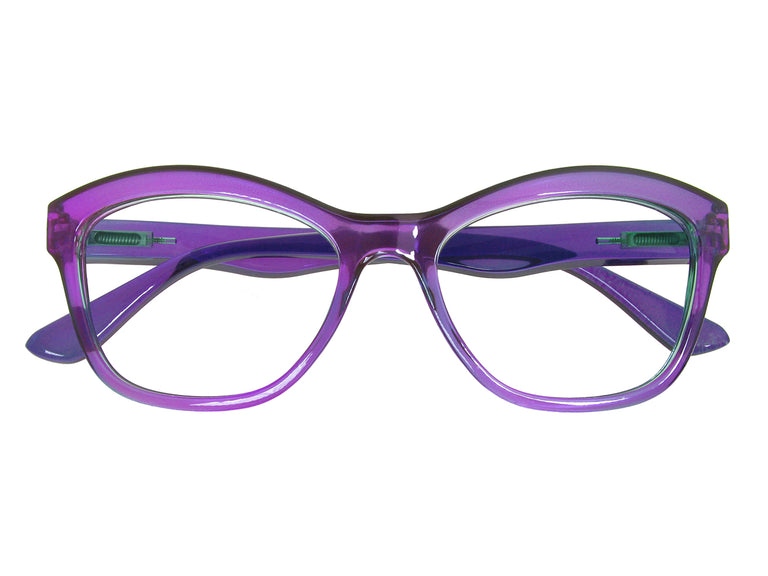 Reading Glasses 'Margot' Purple/Teal