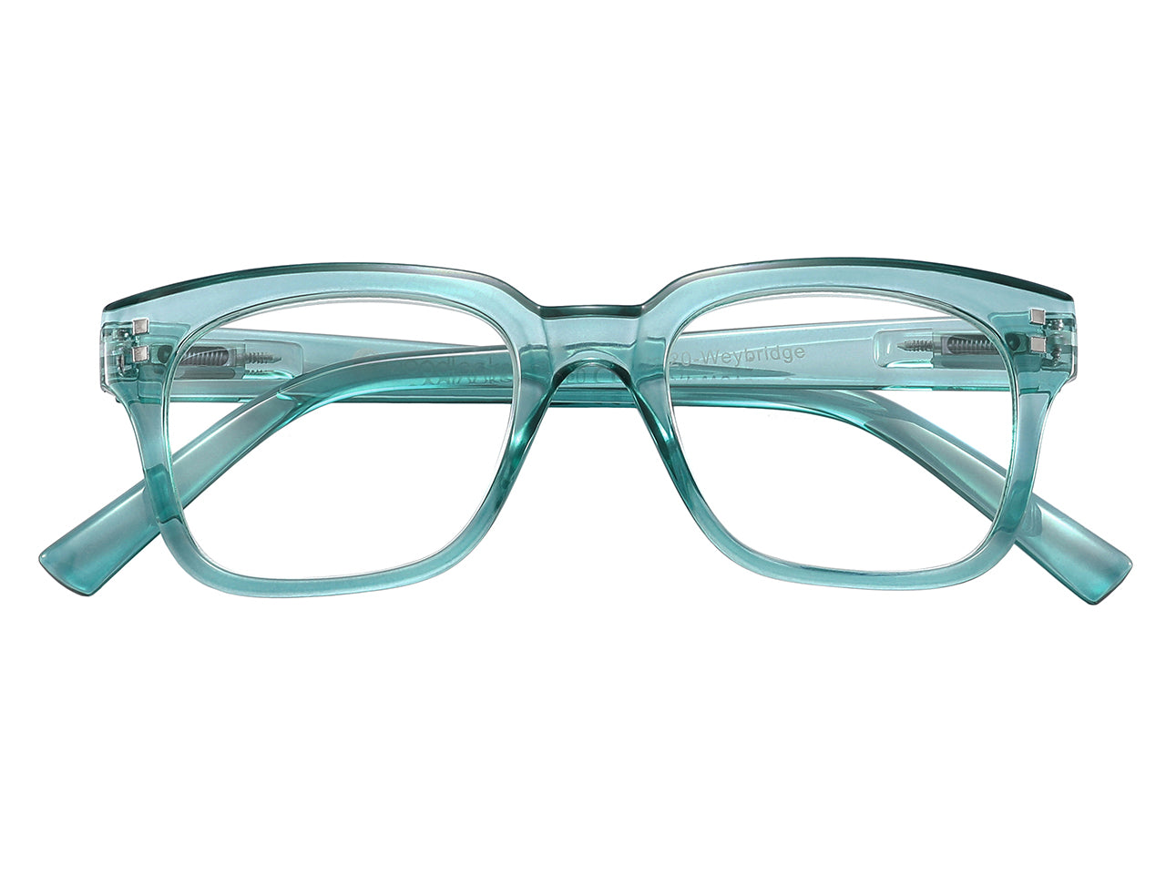 Reading Glasses 'Weybridge' Transparent Blue