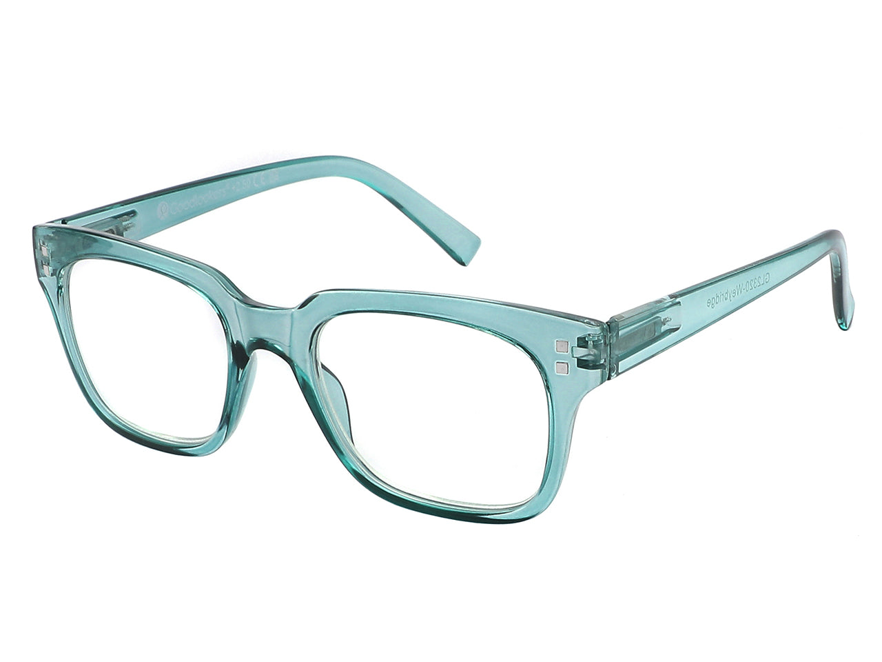 Reading Glasses 'Weybridge' Transparent Blue