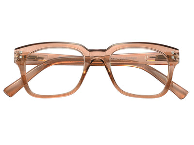 Reading Glasses 'Weybridge' Transparent Brown