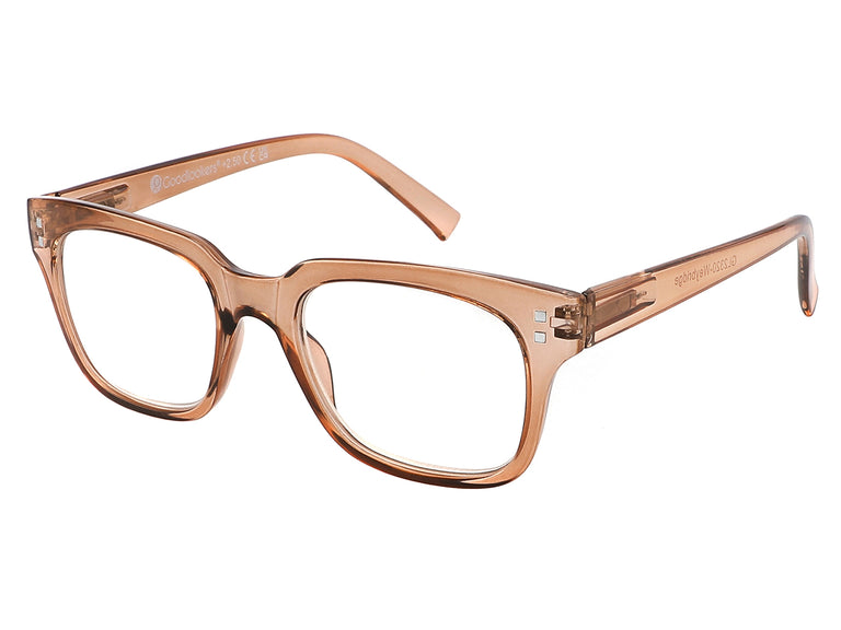 Reading Glasses 'Weybridge' Transparent Brown