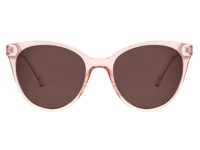 Reading Sunglasses 'Millie' Transparent Pink