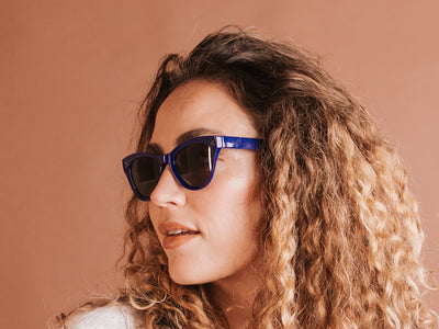 Reading Sunglasses 'Polly' Navy Blue