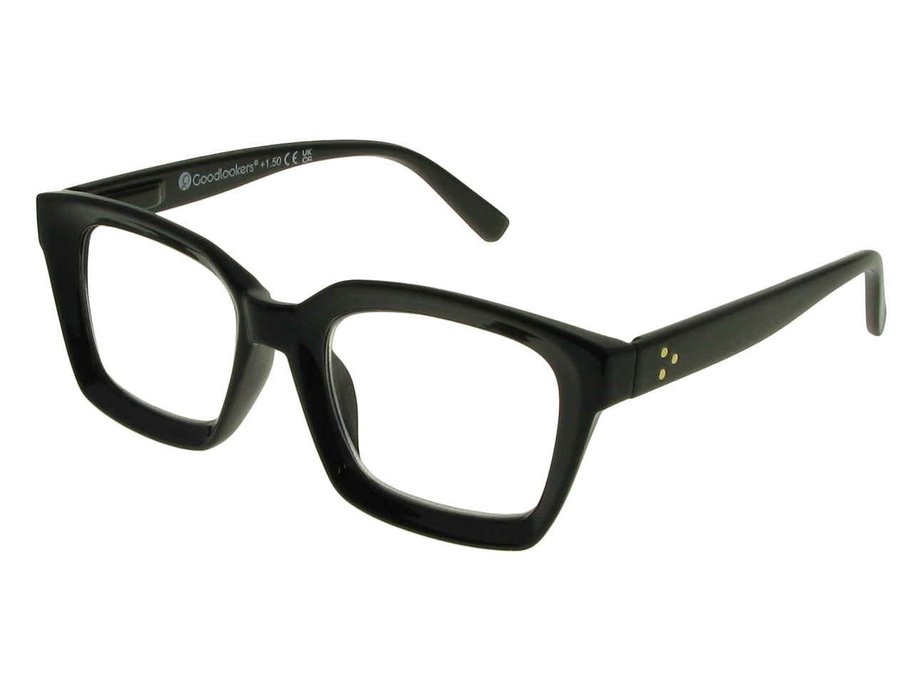 Reading Glasses 'Juno' Shiny Black