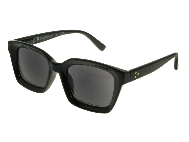 Reading Sunglasses 'Juno' Shiny Black