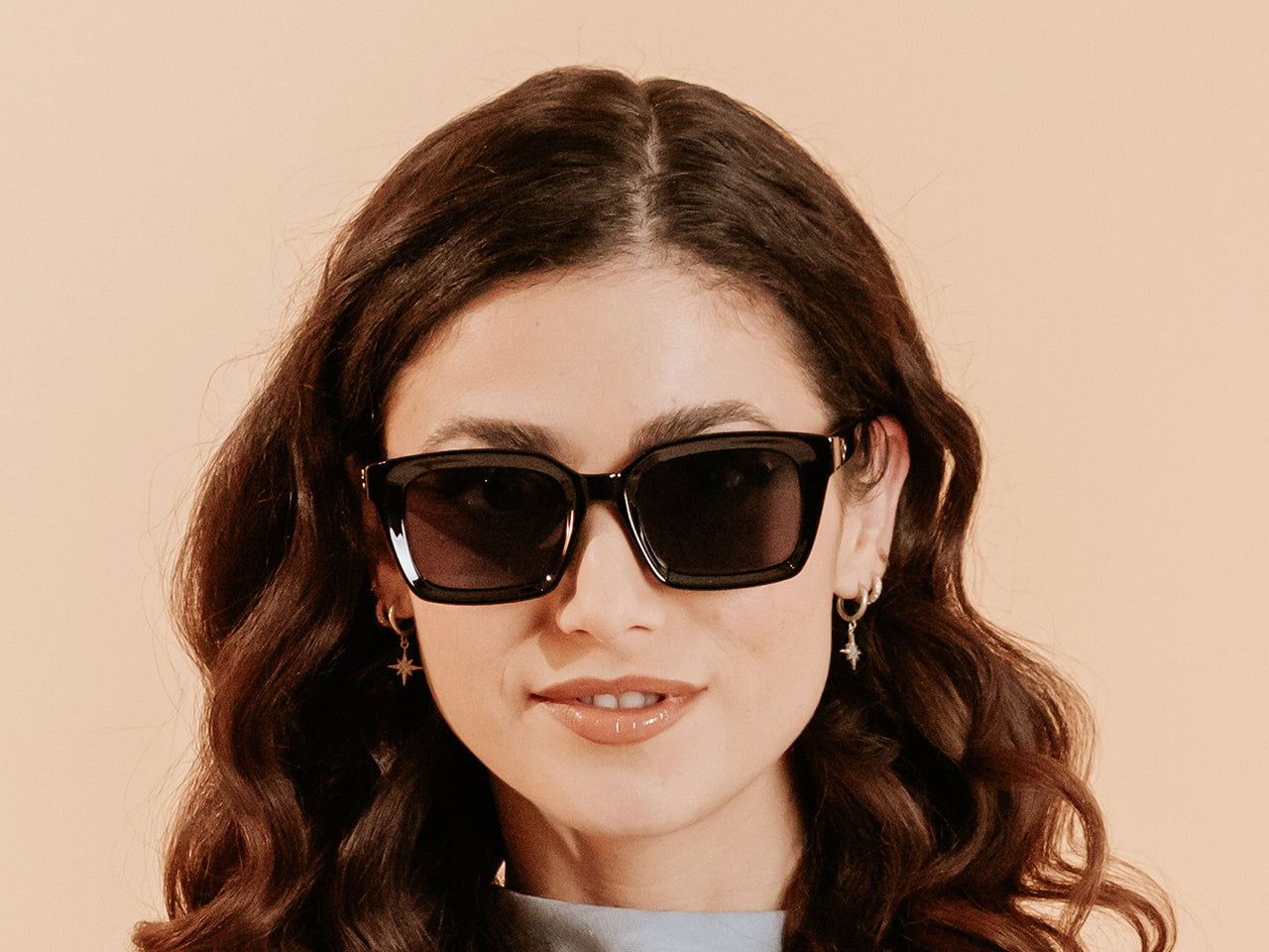 Reading Sunglasses 'Juno' Shiny Black