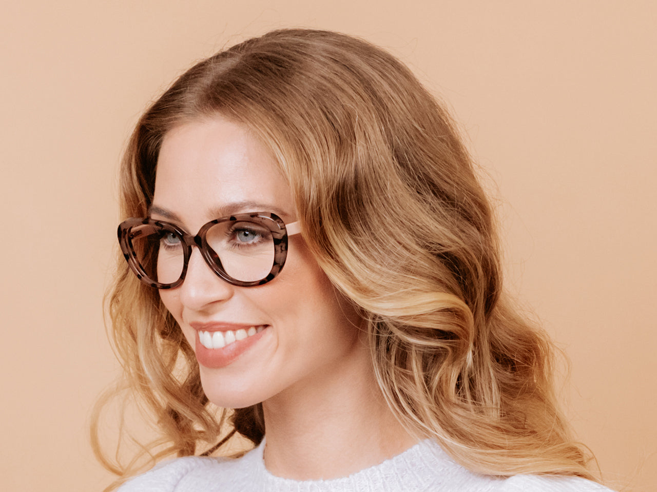 Reading Glasses 'Bonnie' Pink Marble