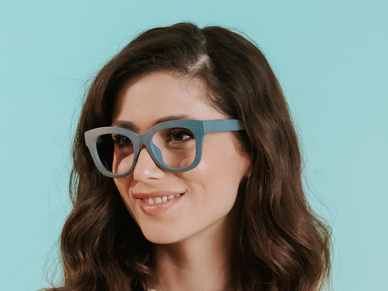 Eco-Wheat Reading Glasses 'Encore' Slate Blue