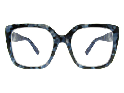 Reading Glasses 'Deirdre' Blue Tortoiseshell