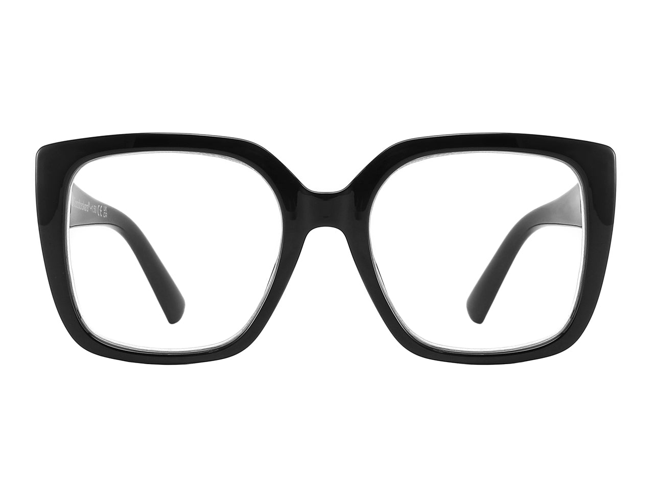 Reading Glasses 'Deirdre' Shiny Black