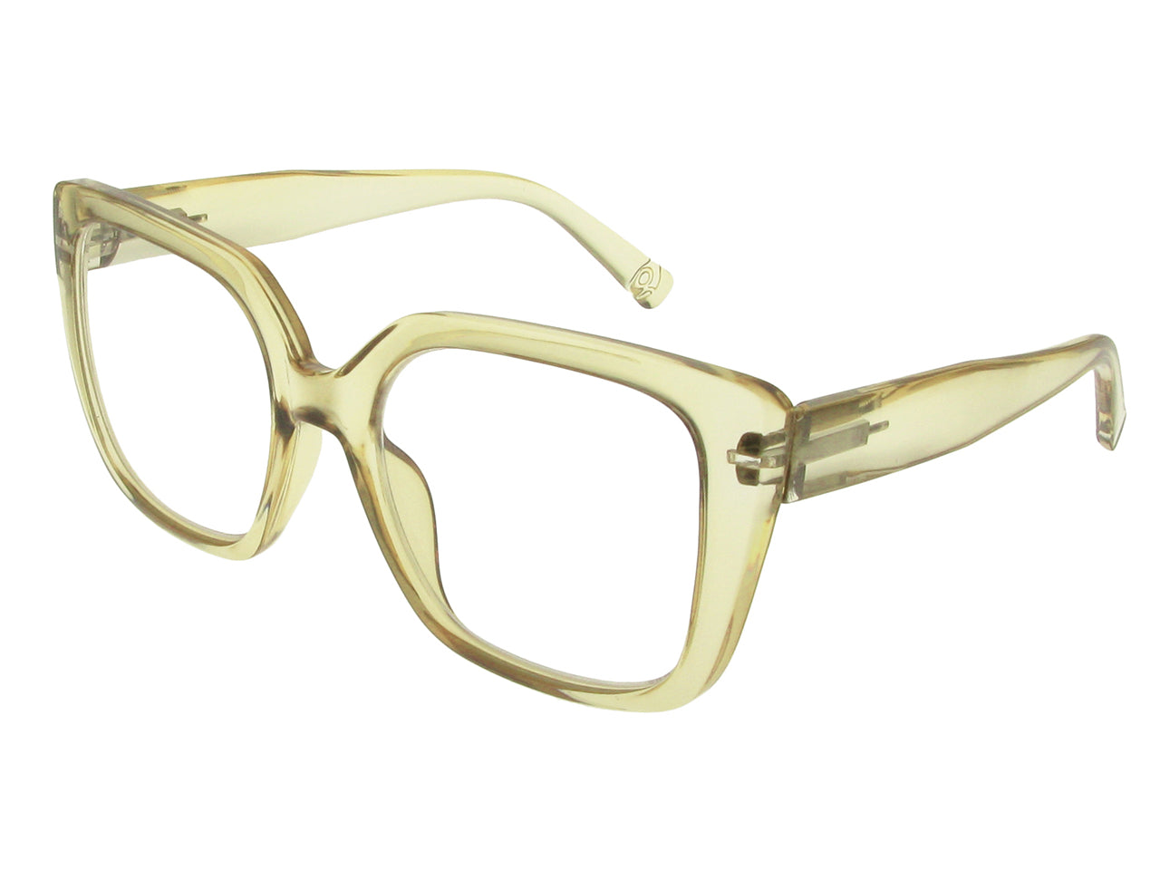 Reading Glasses 'Deirdre' Transparent Brown