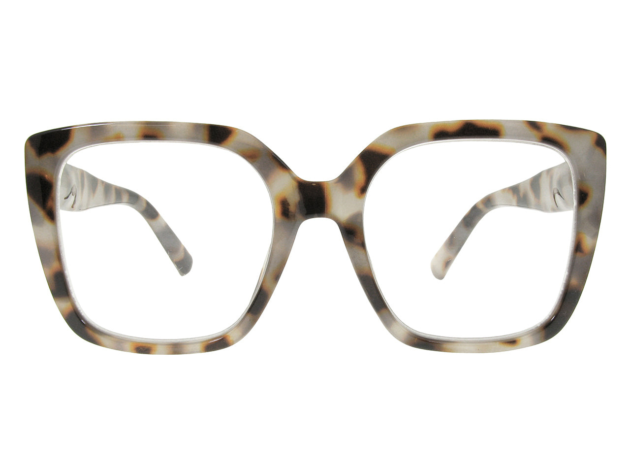 Reading Glasses 'Deirdre' White Tortoiseshell