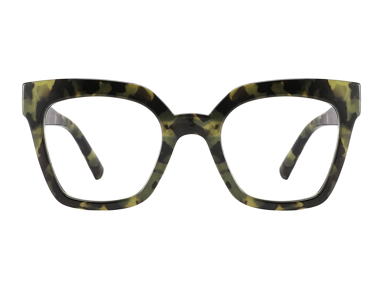 Reading Glasses 'Jaye' Green Tortoiseshell