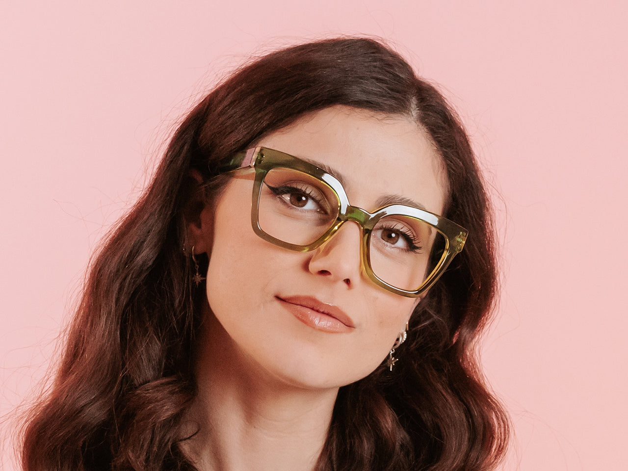 Reading Glasses 'Jaye' Green/Yellow