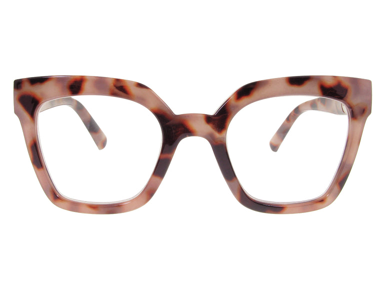 Reading Glasses 'Jaye' Pink Tortoiseshell