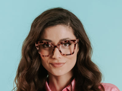 Reading Glasses 'Jaye' Pink Tortoiseshell