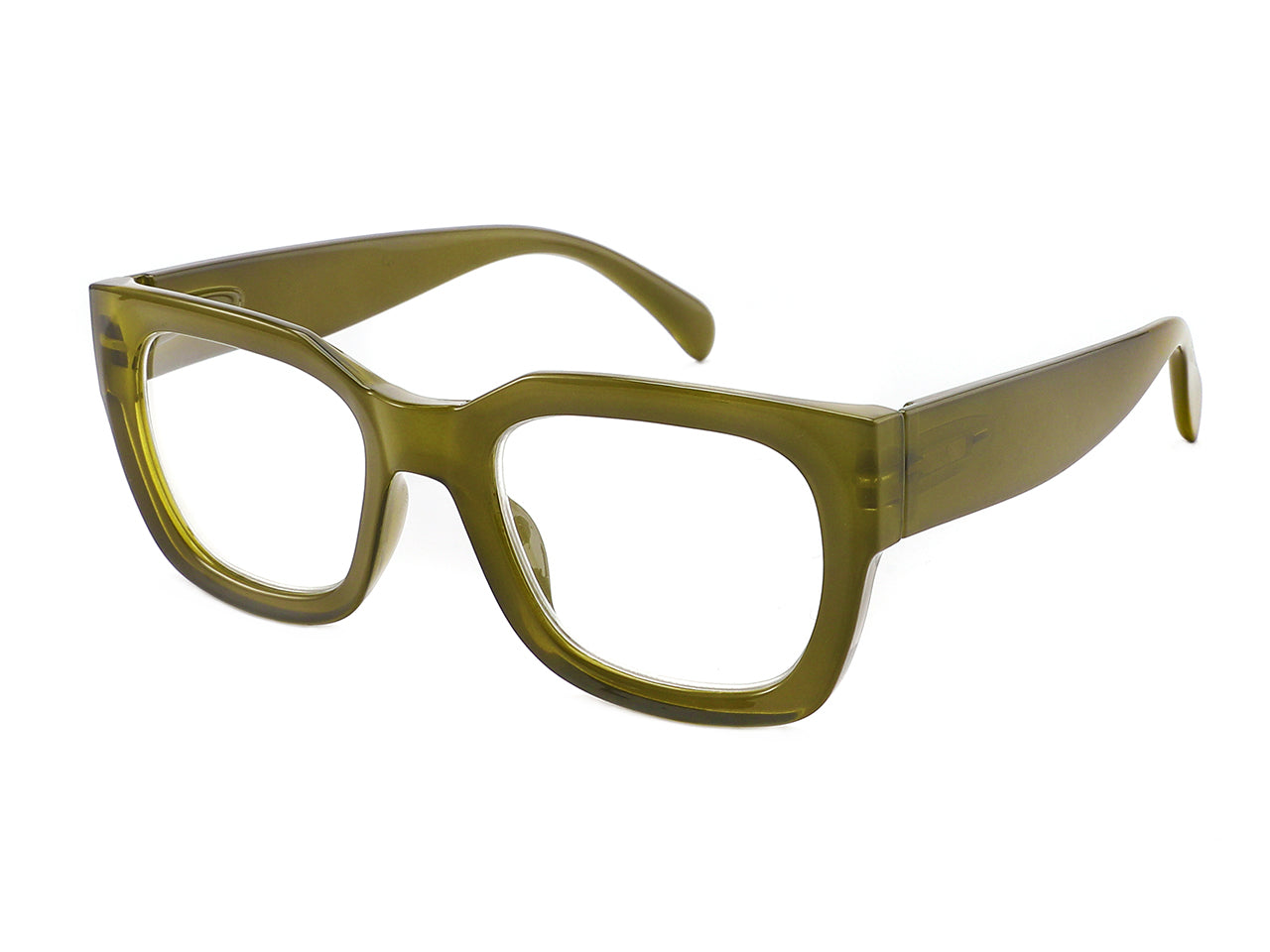 Reading Glasses 'Jordan' Olive